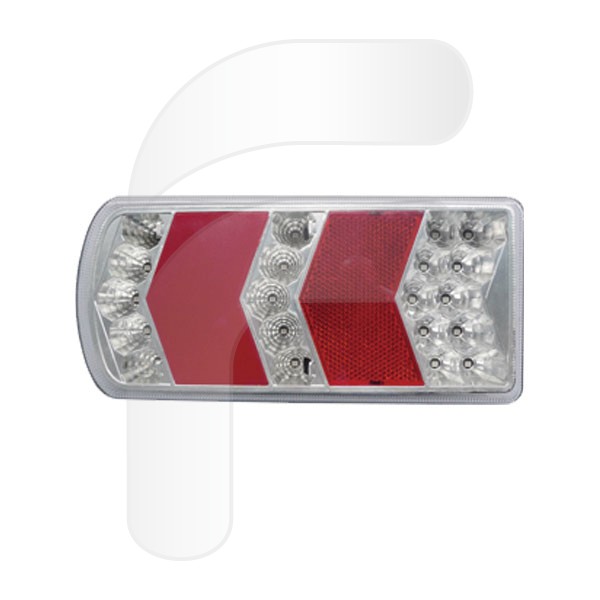 PILOTO TRASERO LED GLOWING ANTINIEBLA 12/24V IZQ FA326105